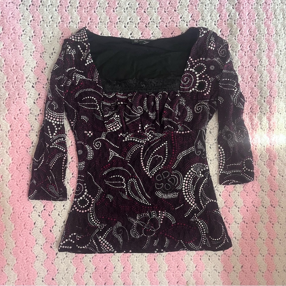 burgundy blouse